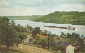 USA Scene On The Ohio River At Ripley Ohio Vintage Postcard 07.46