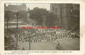 NY, Albany, New York, Massed Parade, Grand Lodge, IOOF, Coulson & Wendt