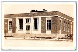 Valentine Nebraska NE Postcard RPPC Photo US Post Office Building RPO 1939