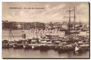 Postcard Old Marseille A corner of the old port