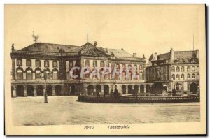 Old Postcard The Theater Metz