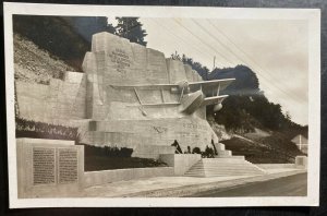 Mint France Early Aviation Real Picture Postcard Monument For The Heroes Latham