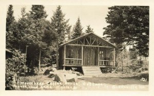 Greenville ME Moosehead Coffee House Cottage Real Photo Postcard