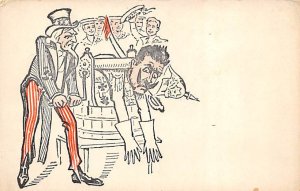 Uncle Sam, American Patriotic Postcards|Military Comic Postcards