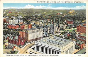 Bird's-Eye View looking East from Cathedral of Learning Pittsburgh, Pennsylva...
