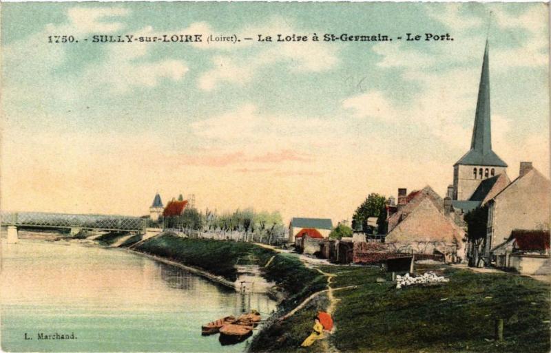 CPA SULLY-sur-LOIRE La Loire a St-GERMAIN - Le Port (607790)