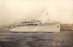 President Doumer Real Photo Steamer Ship 