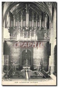 Old Postcard Organ Albi The Cathedral Organs