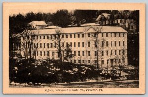 Vermont Marble Co.  Proctor VT  Postcard  c1915