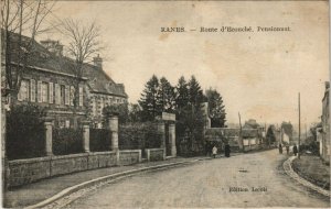 CPA RANES - Route d'Ecouché-Pensionnat (138700)