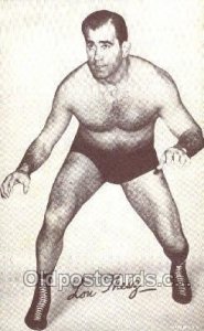 non postcard backing - Wrestler, Wrestling Unused 