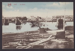 BELGIUM, Postcard, Visé, The bridge, RPPC, Unposted