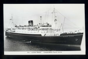 f1849 - Belfast SS Co Ferry - Ulster Prince - postcard