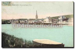 Old Postcard Harfleur View On The Canal