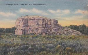 Pompeys Pillar Along No 10 Central Montana