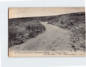 Postcard The Chemin des Dames Great War Ruins France