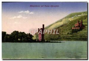 Postcard Old Ruin Ehrenfels