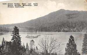 Crane Valley Dam Lake Sierra Nevada Mountains Fresno CA