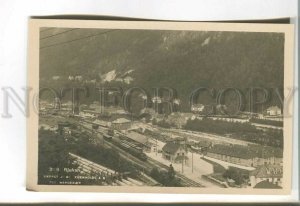 485420 Norway Rjukan Train Station Vintage photo postcard