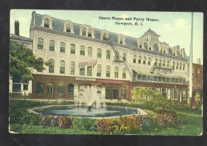 NEWPORT RHODE ISLAND RI OPERA HOUSE PERRY THEATRE VINTAGE POSTCARD 1910