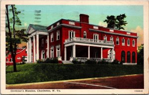 Governor's Mansion Charleston WV Postcard PC123