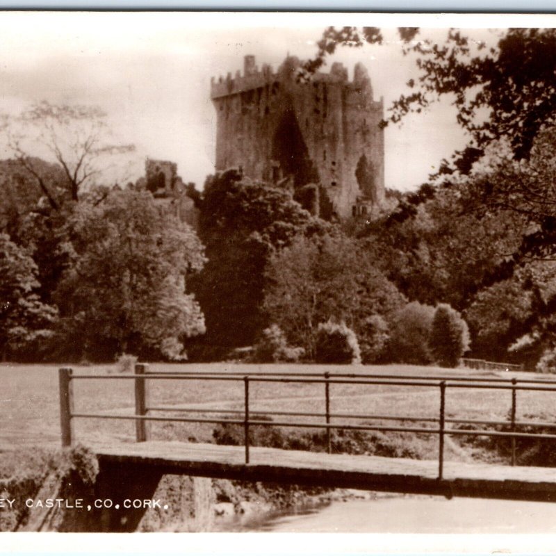 c1950s Blarney, Cork, Ireland Valentine's RPPC Blarney Castle Real Photo PC A163