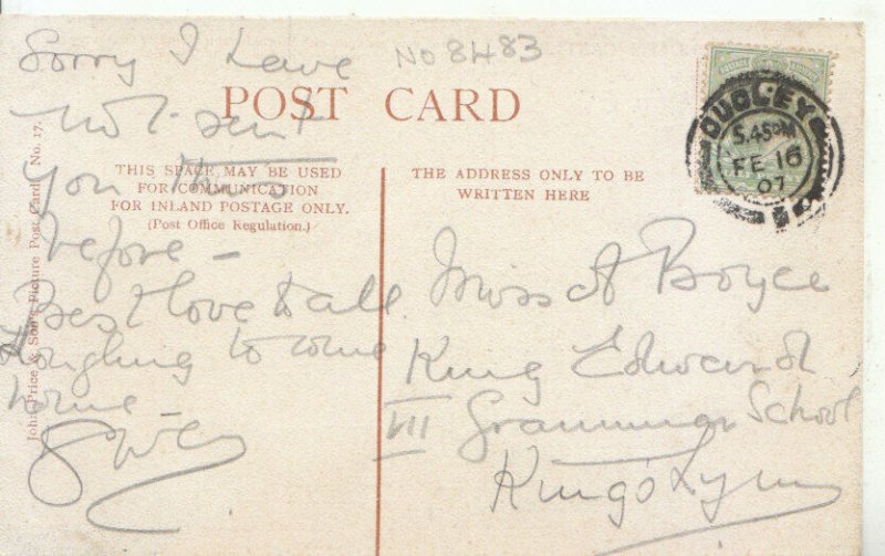 Worcestershire Postcard - The Keep - Dudley Castle - Ref TZ4114