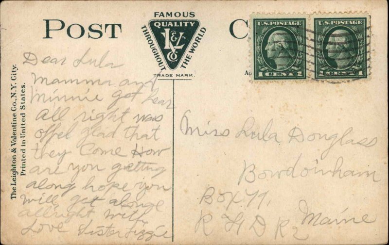 Tarrytown NY Ferry Boat Steamer Rockland c1910 Postcard