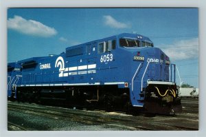 Conrail 6053 Railroad Chrome Postcard