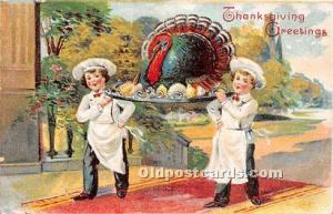  Thanksgiving Greetings Postcard 