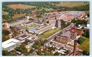 ANN ARBOR, MI ~ University of Michigan MEDICAL CENTER Aerial View 1960s Postcard