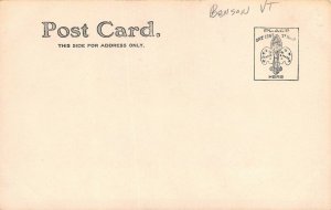 LP97 Benson  Vermont Postcard RPPC Church