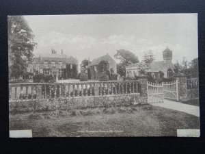 Somerset Yeovil BRYMPTON HOUSE d'Evercy & CHURCH c1905 Postcard by Whitby & Son