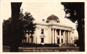 H18/ Reno Nevada RPPC Postcard c30s Washoe County Court House