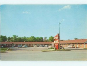 Unused Pre-1980 OLD CARS & SPUR MOTEL Liberal Kansas KS u1453
