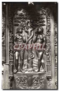 Old Postcard Auch Gers La Cathedrale Some Statue Wooden carved XVI