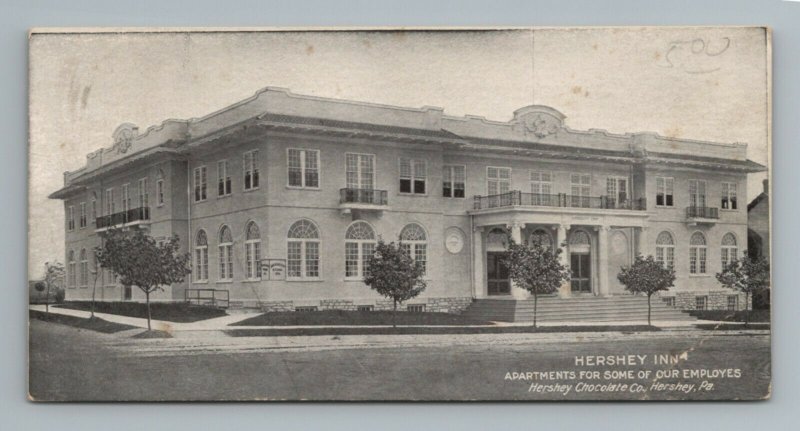 Hershey Inn Bookmark Employee Apartments Chocolate Pennsylvania Vintage Postcard