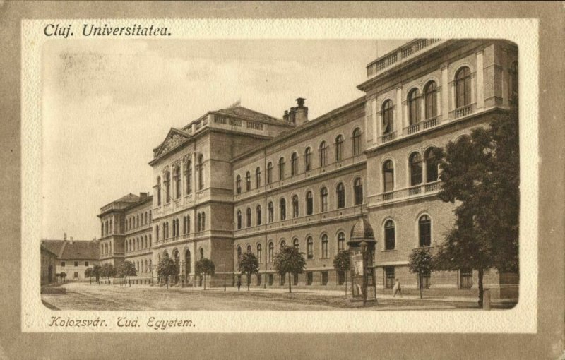 romania, CLUJ NAPOCA, Universitatea, University (1915) Postcard