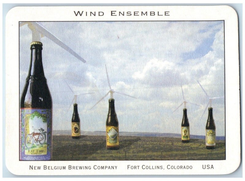 1940 Wind Ensemble New Belgium Brewing Company Fort Collins Colorado CO Postcard