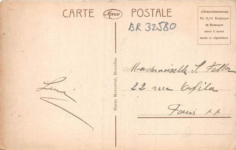 BR32380 Ostende La plage a maree haute belgium