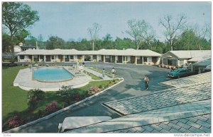 Swimming Pool, Rooftop View of the Carolinian Motel, Market Street, Wilmingto...