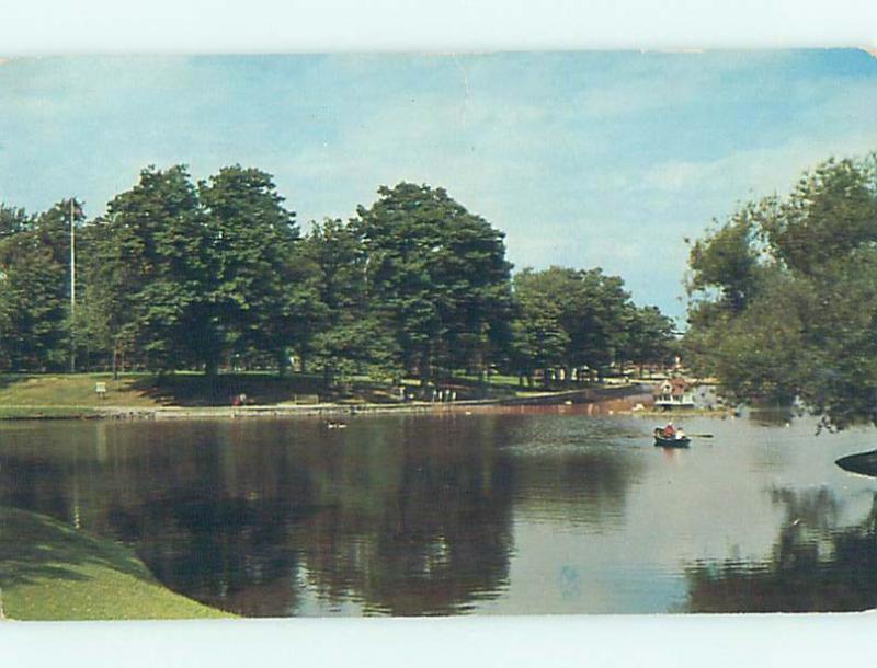 Pre-1980 DEERING OAKS PARK DUCK POND Portland Maine ME hn5967