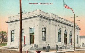 Gloversville NY Post Office Postcard