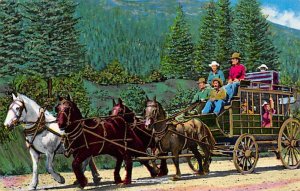 Black Hills stagecoach As in gold rush days Black Hills SD 