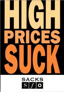 Advertising Sacks Stores High Prices Suck