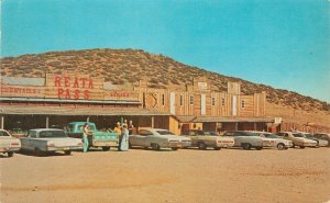 Postcard Arizona Humboldt Reata  Pass Steak House 1960s automobiles 23-4011