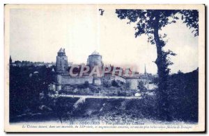 Old Postcard Fougeres General view of the Chateau Le Chateau dating