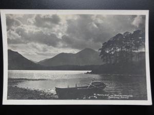 Cumbria: MOONLIGHT ON DERWENTWATER- RP Old Postcard - Pub by Abraham