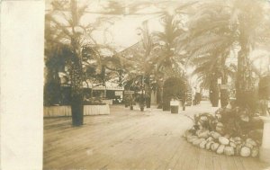 California Trade Show Ivywild Booth Cedar Sweep C-1910 RPPC Photo Postcard 10764