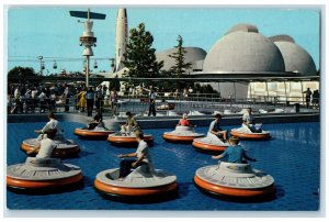 1965 Disneyland Flying Saucers Disneyland's Tomorrowland Anaheim CA Postcard